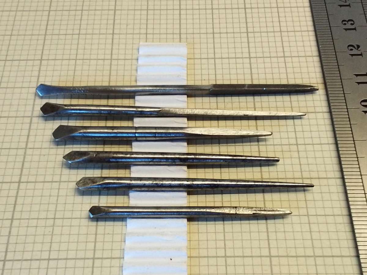 Clock/watchmakers re-pivot bits