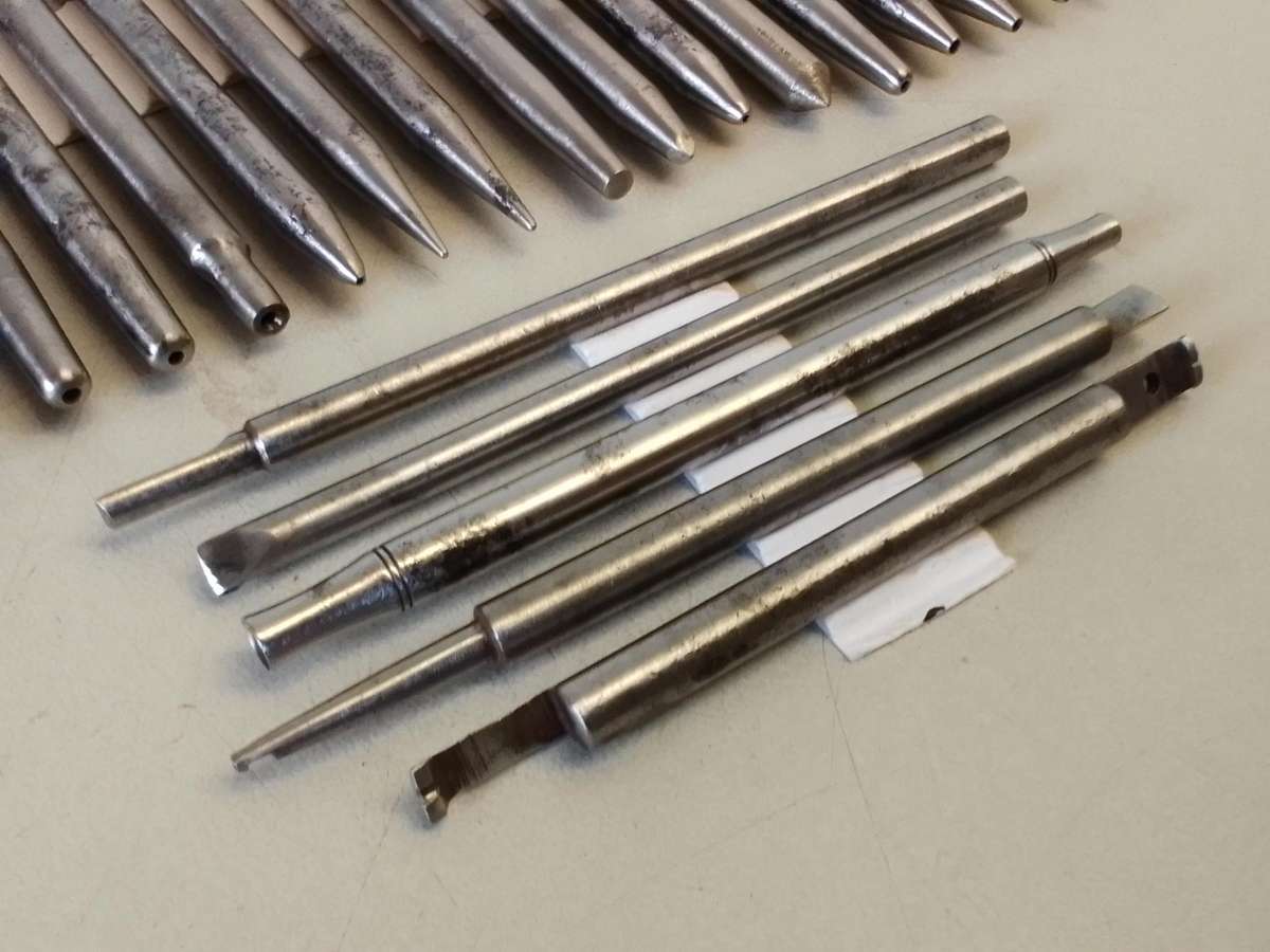 Stakes for watchmakers staking set