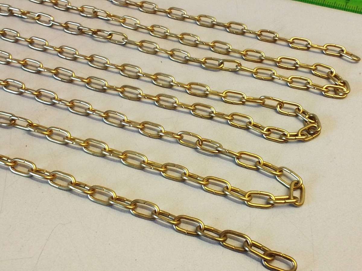 Clock chain - gilt - #5