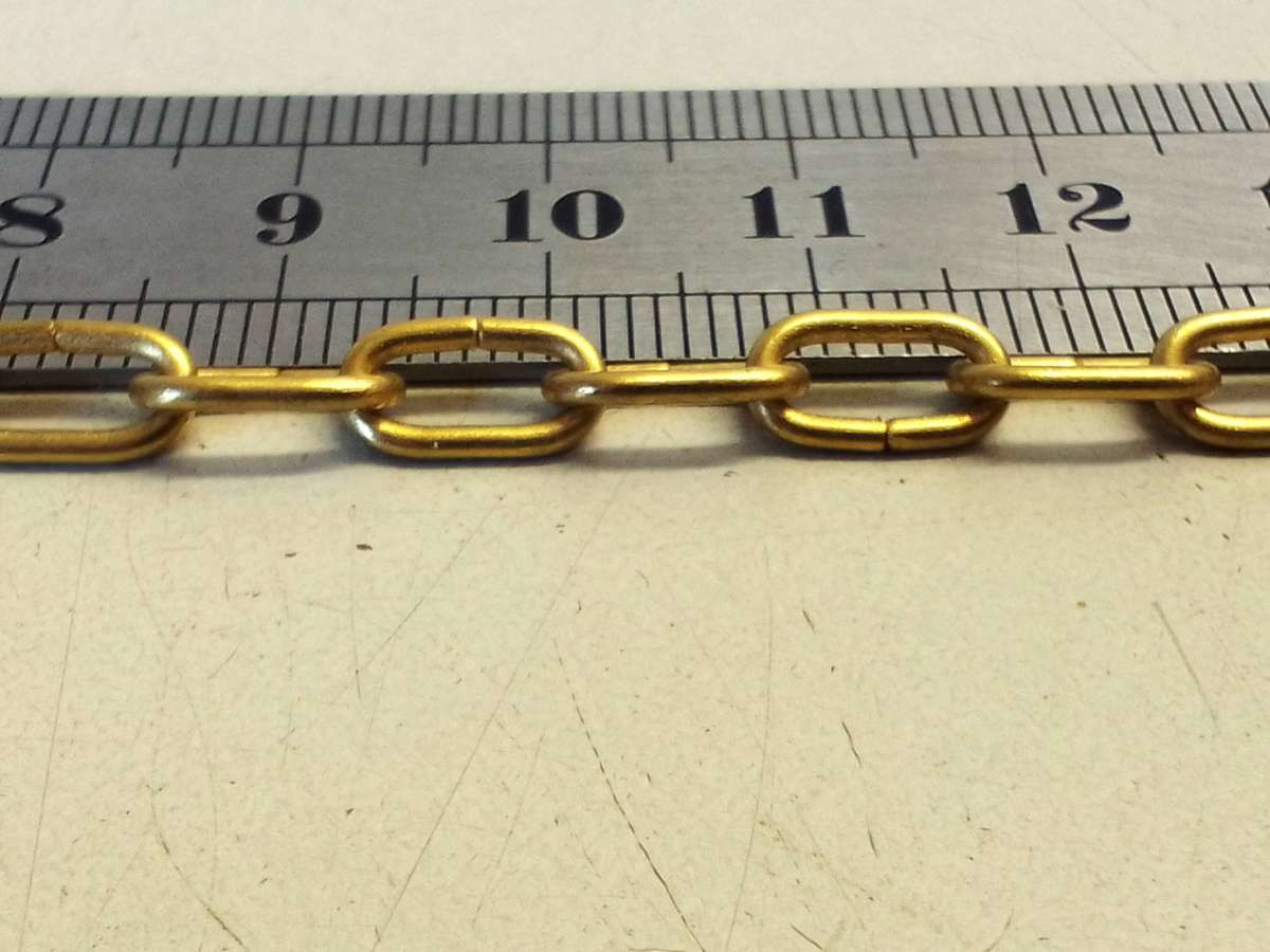 Clock chain - gilt - #5