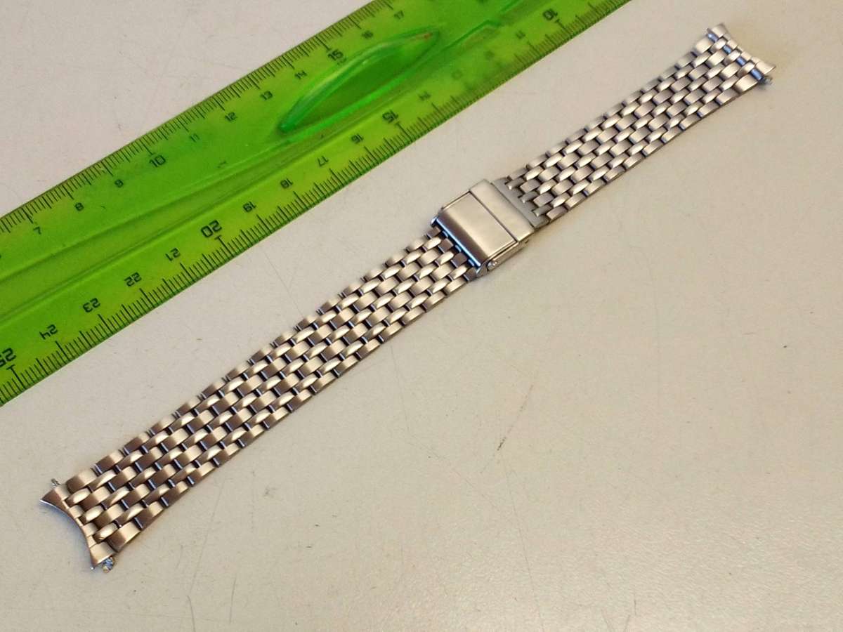 18mm Beads of Rice two piece bracelet - curved end links