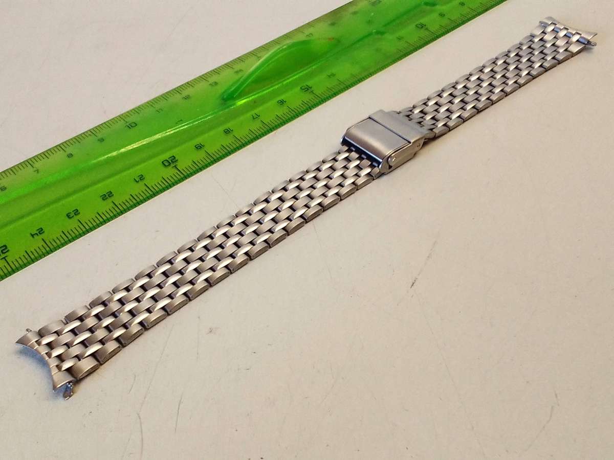 18mm Beads of Rice two piece bracelet - curved end links