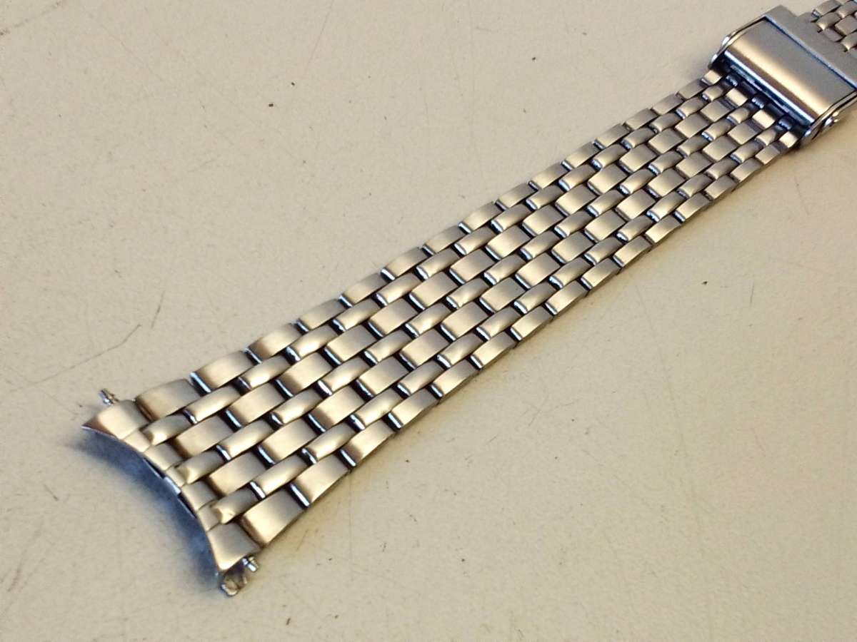 18mm Beads of Rice two piece bracelet - curved end links