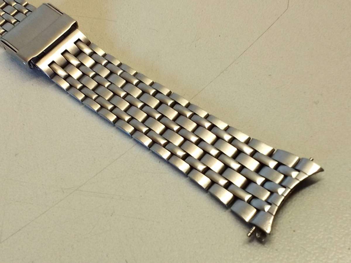 18mm Beads of Rice two piece bracelet - curved end links