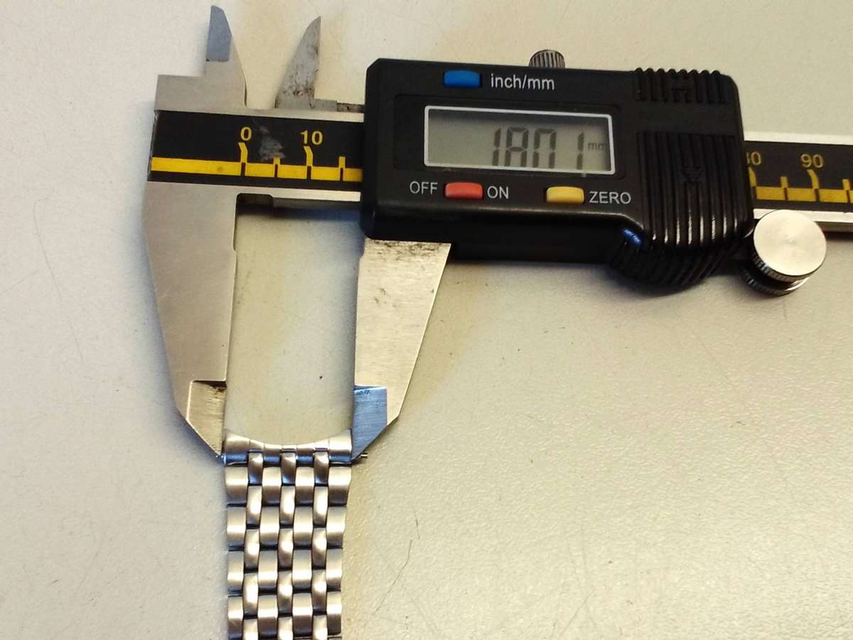 18mm Beads of Rice two piece bracelet - curved end links