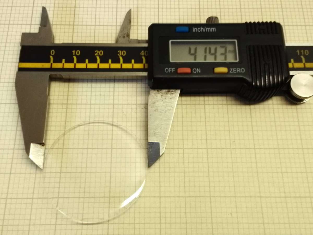 Pocket watch crystals x 2