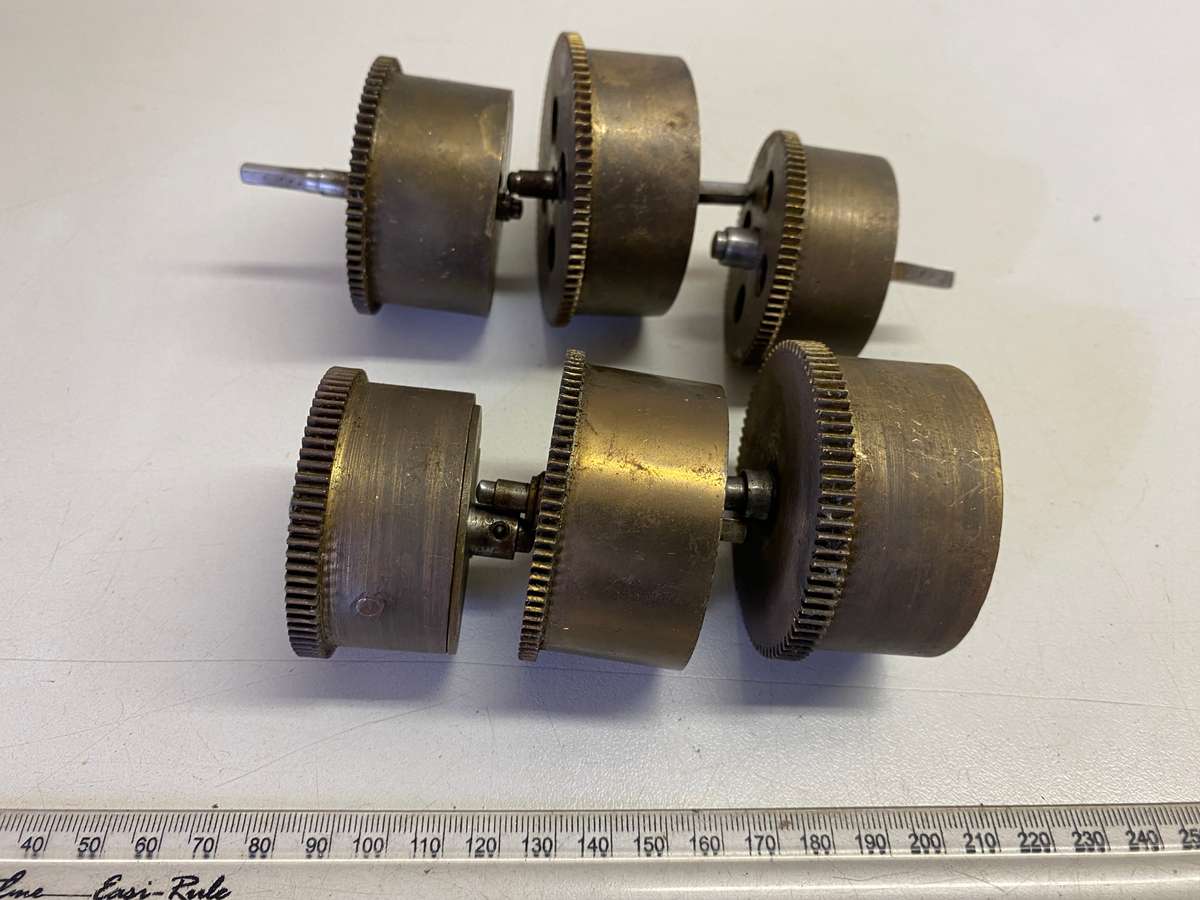 Clock mainsprings x 6
