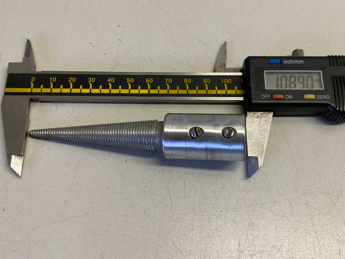 Taper shank for bench grinder