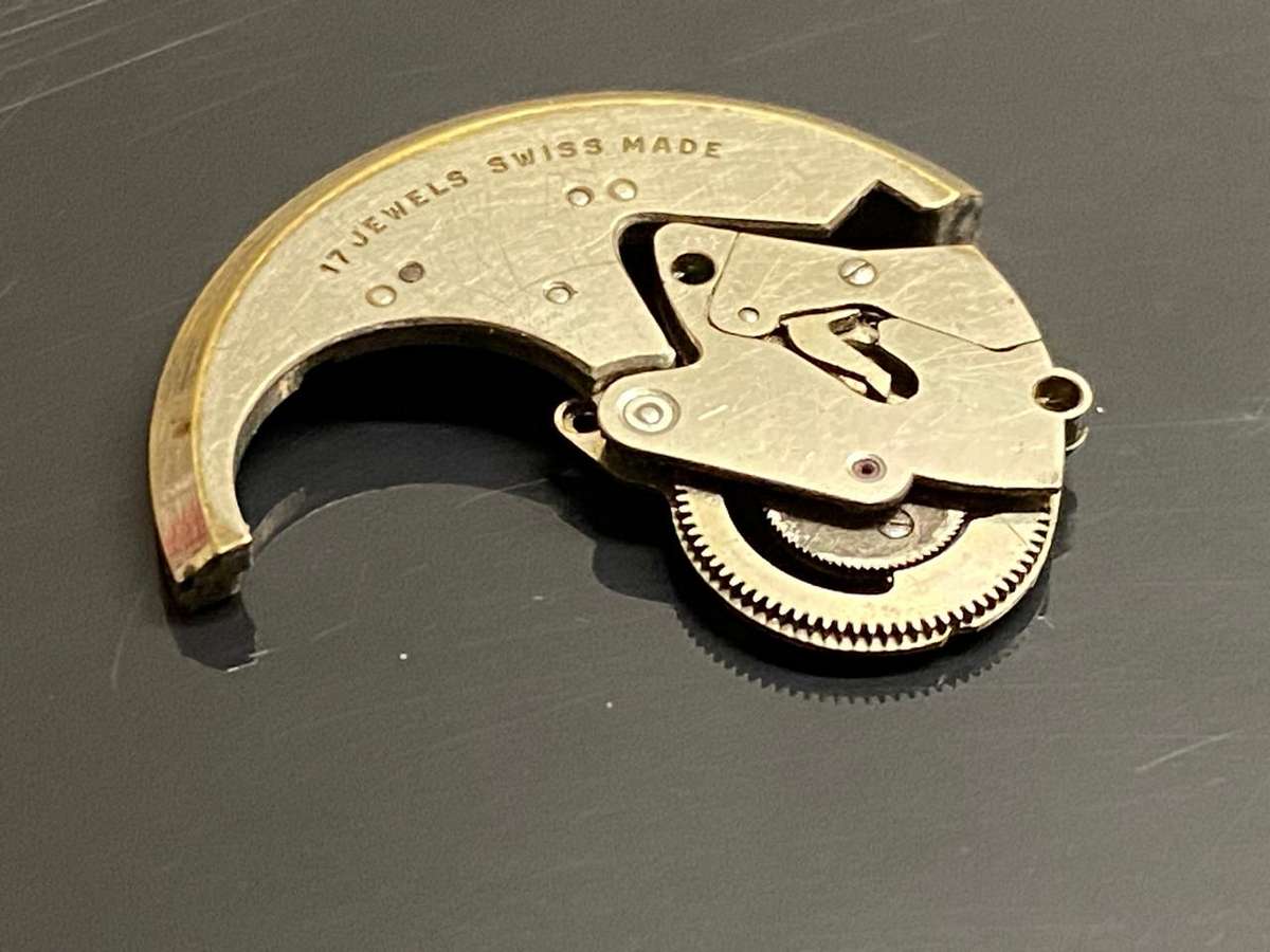 A. Schild - rotor & upper bridge for triple date calendar bumper movement - AS 1315