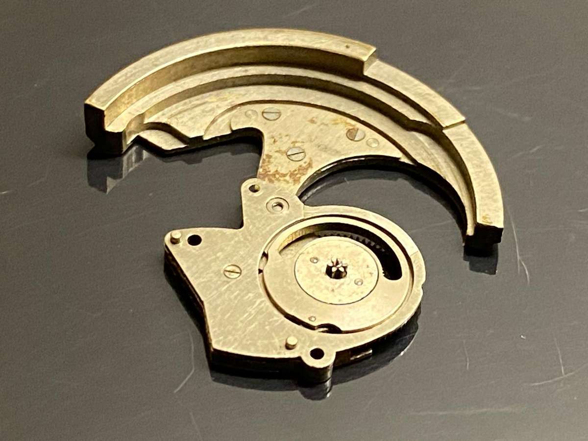 A. Schild - rotor & upper bridge for triple date calendar bumper movement - AS 1315