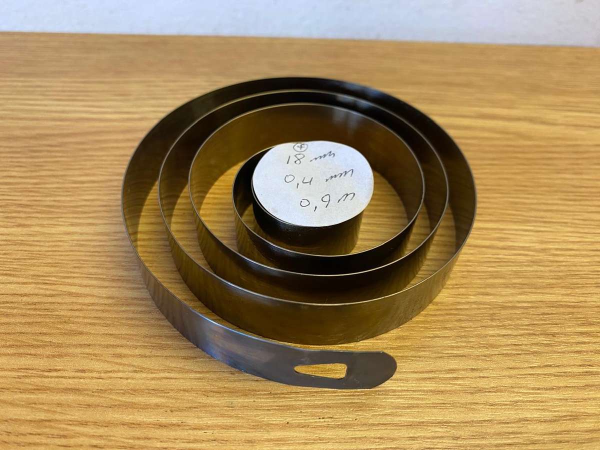 18mm clock mainspring - lot 4