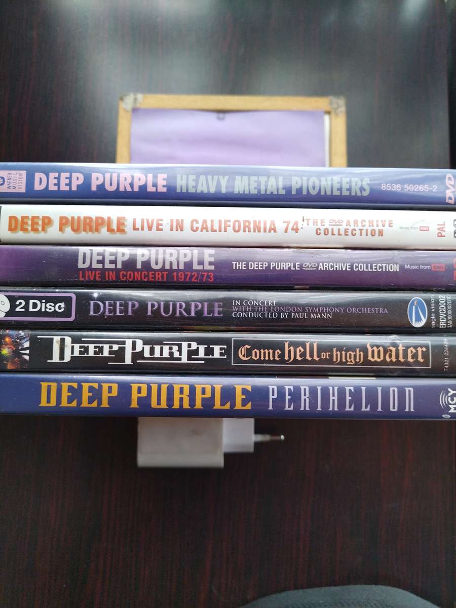 Set of 6 best Deep Purple DVDs
