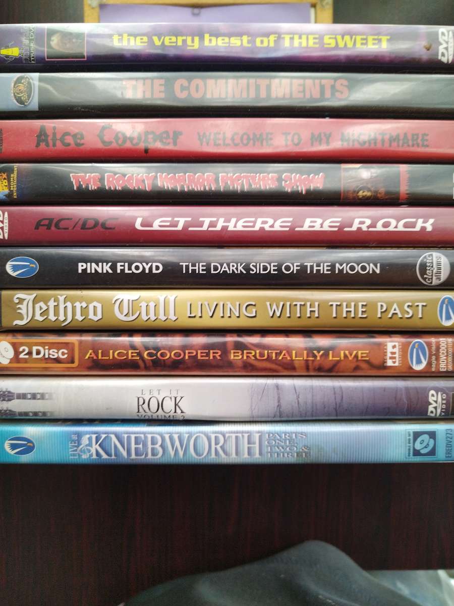 Assorted 70's and 80's music DVDs - Set No. 3