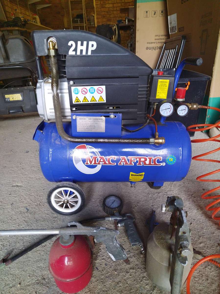 MAC AFRIC 24 Litre 1.45 KW (2 HP) Air Compressor