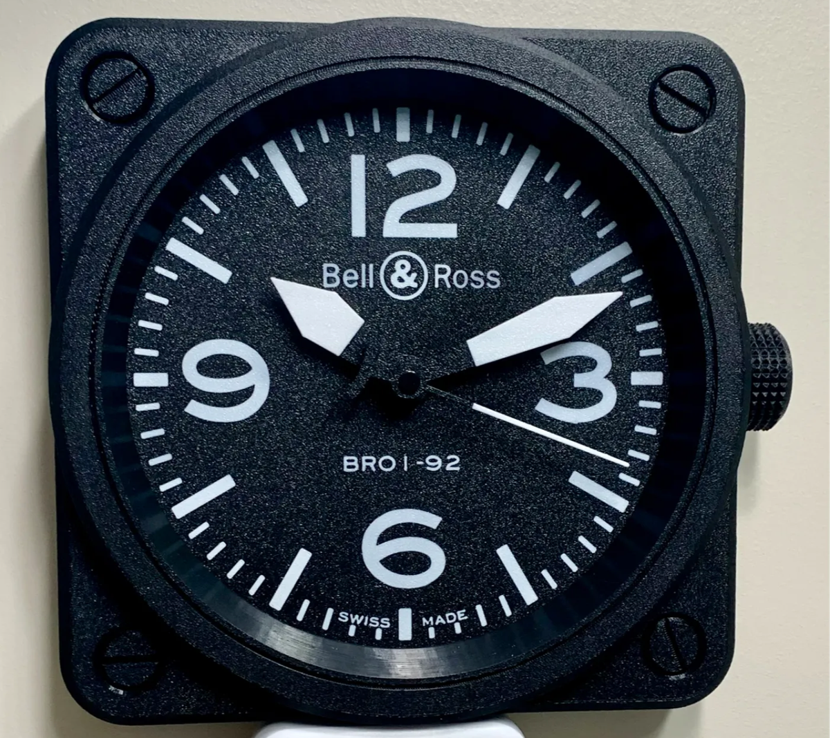 B & R Inspired Fan Art - Large Desk or Small Wall Clock