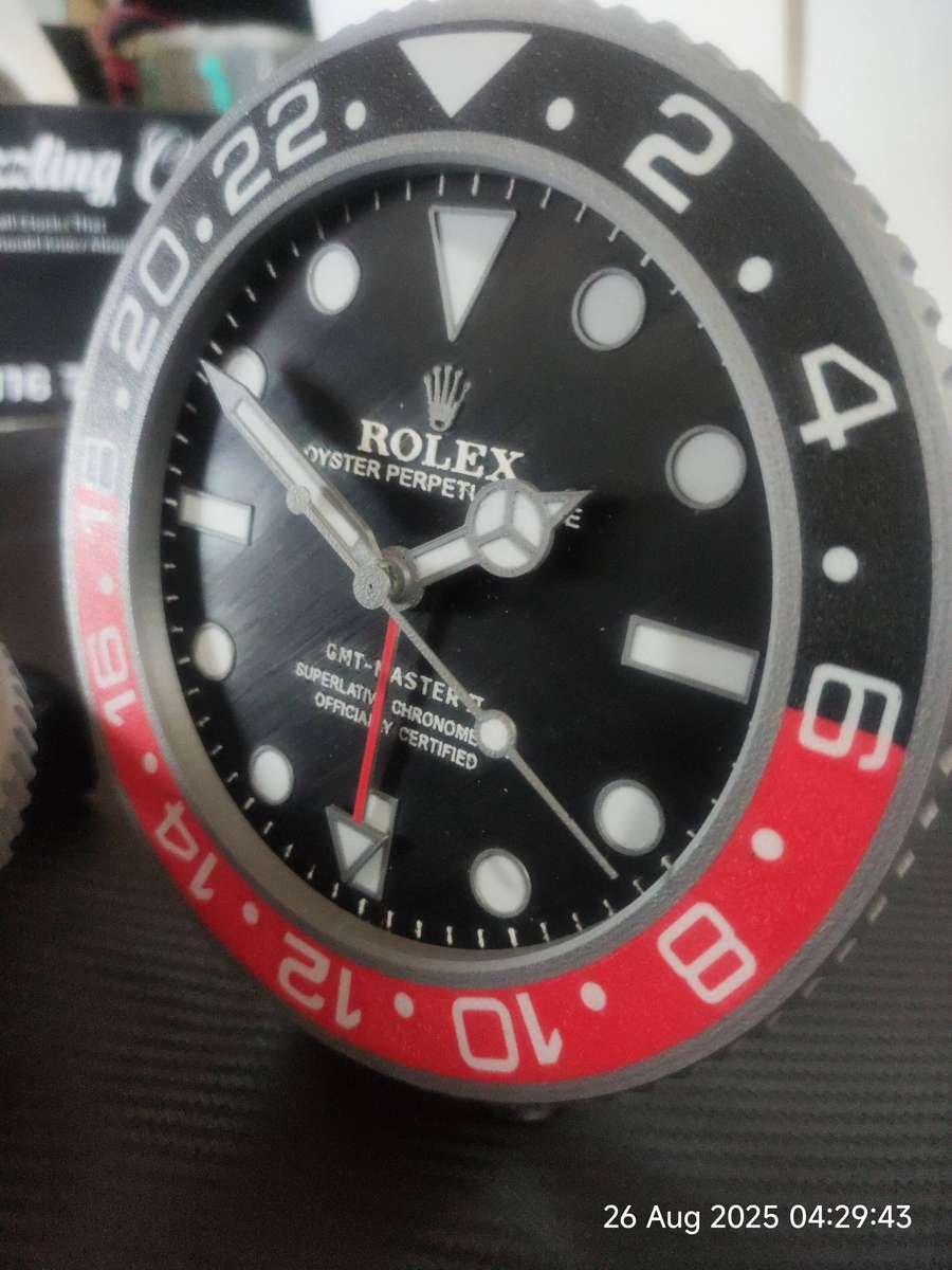 Rolex GMT Master II  - Fan Art Desk Clock