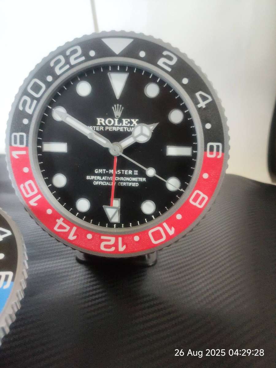 Rolex GMT Master II  - Fan Art Desk Clock