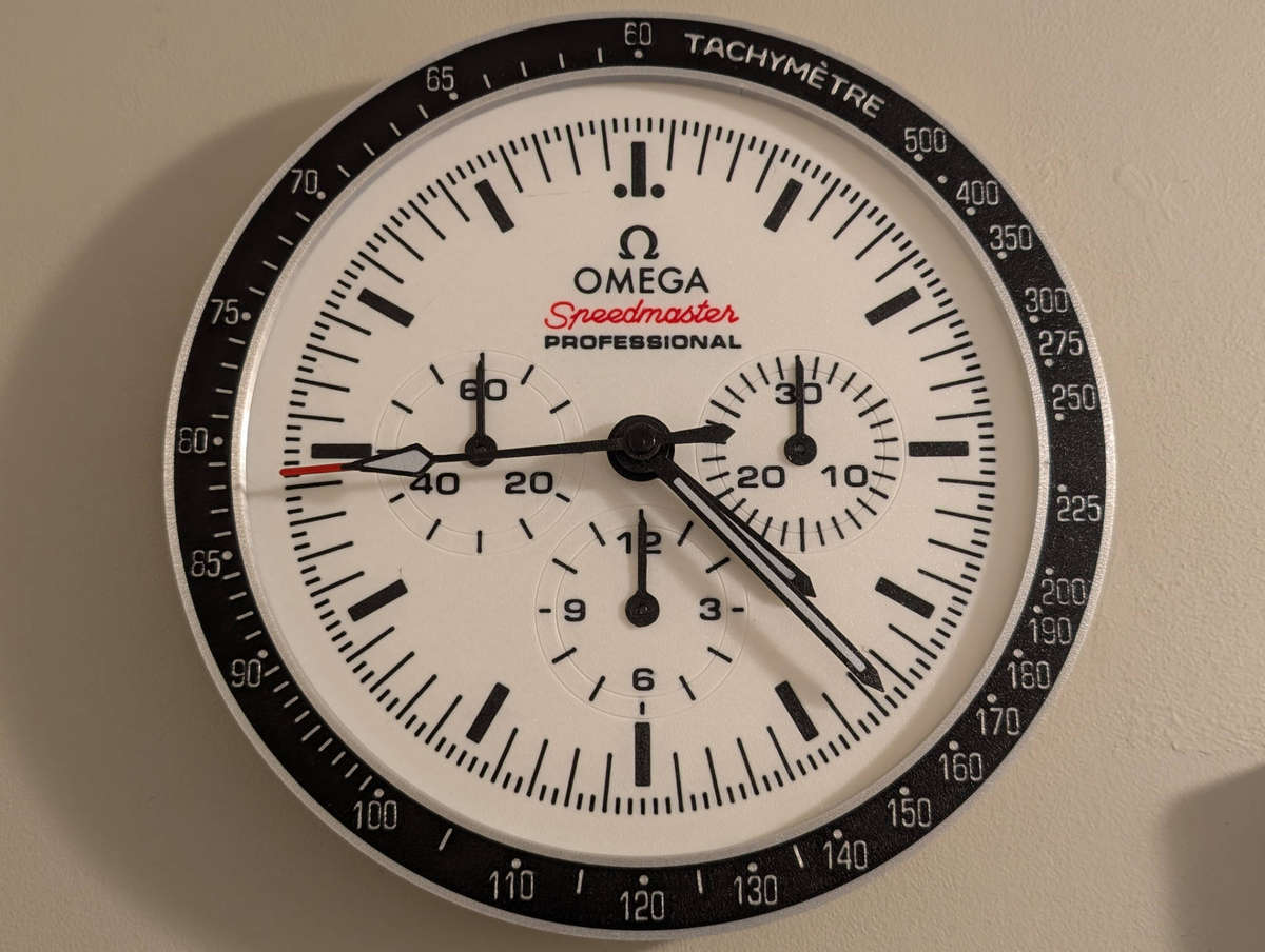 SpeedMaster Pro Desk Sized - 3D Print inspired by iconic wristwatch