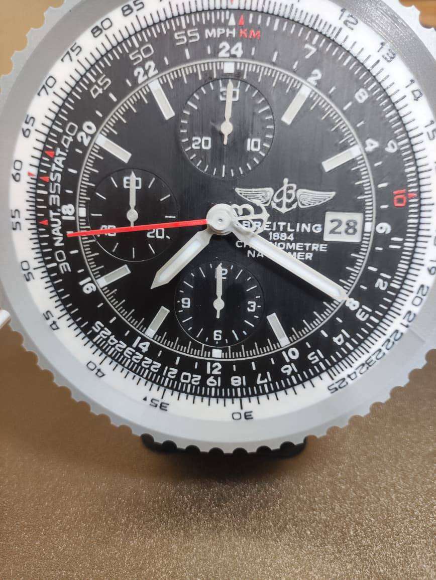 Navitimer Inspired Desk Clock - 3D Print