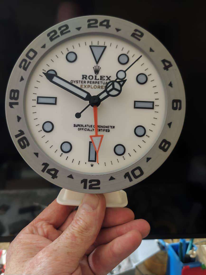 Explorer II GMT - Inspired Desk Clock