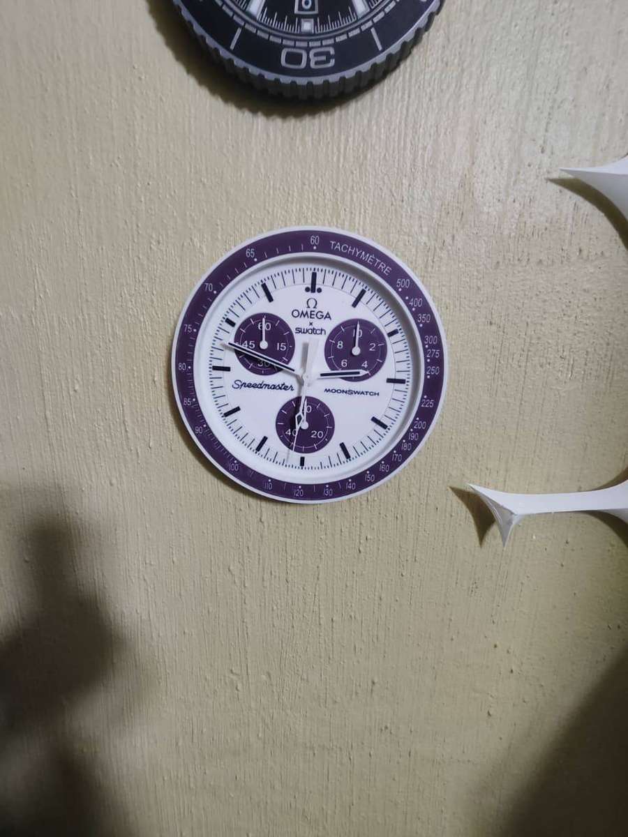 SpeedMaster x Swatch Wall Clock - Eye Candy