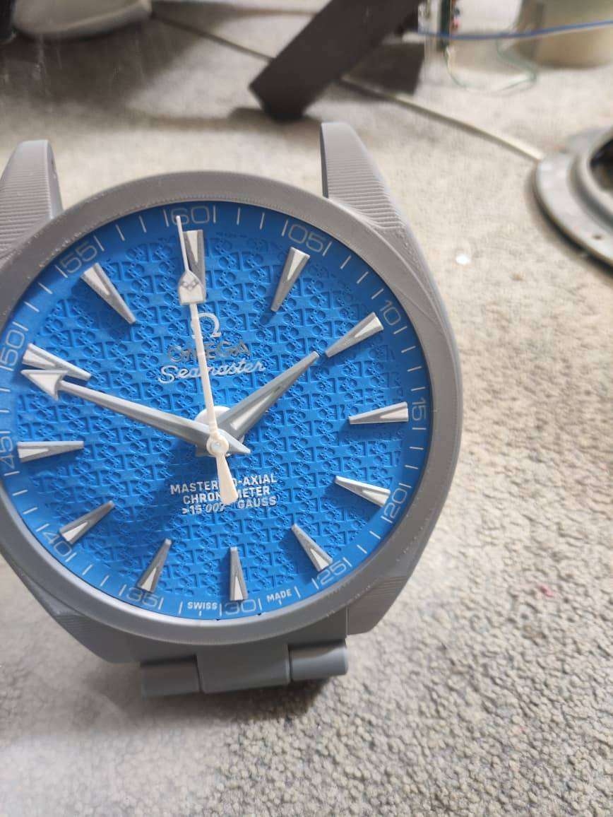 SeaMaster Aqua Terra 007 Edition Desk Clock - Fan art