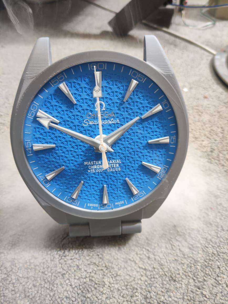 SeaMaster Aqua Terra 007 Edition Desk Clock - Fan art