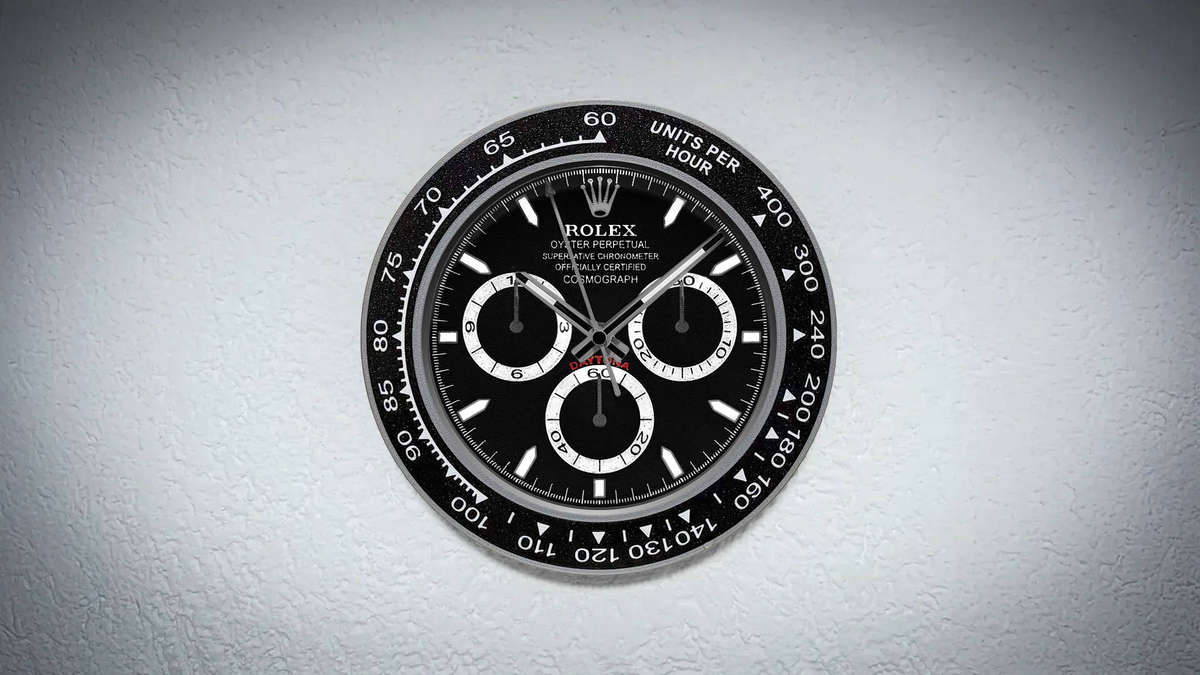 Rolex Daytona Inspired - Fan Art Desk Clock