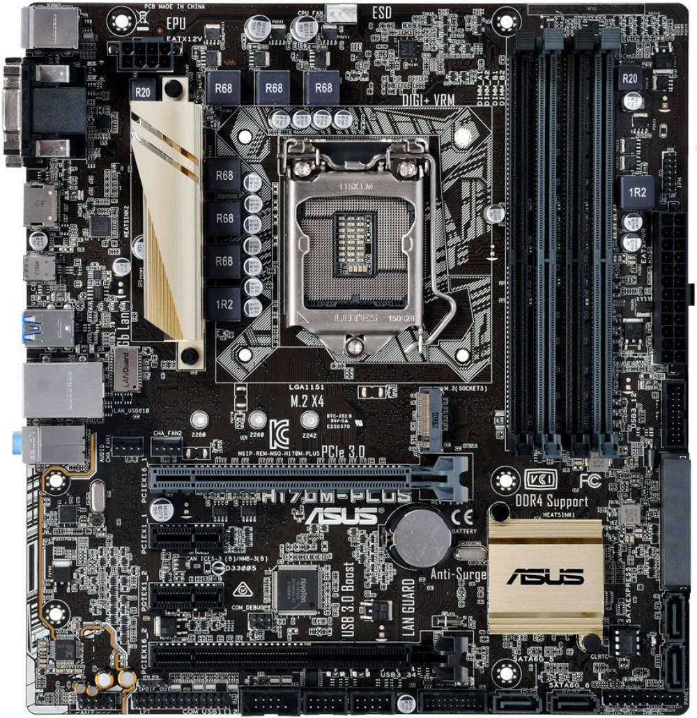 Asus H170M Plus Motherboard