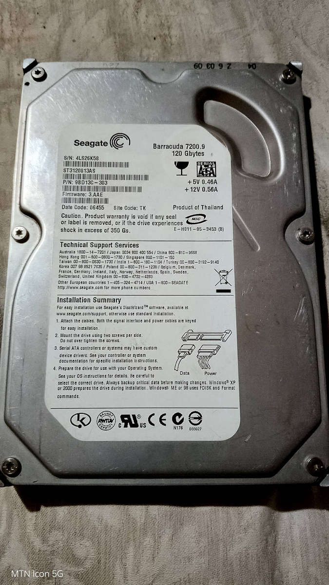 HDD Bundle: 3x Seagate SATA HDD's (Over 1TB Total Storage)