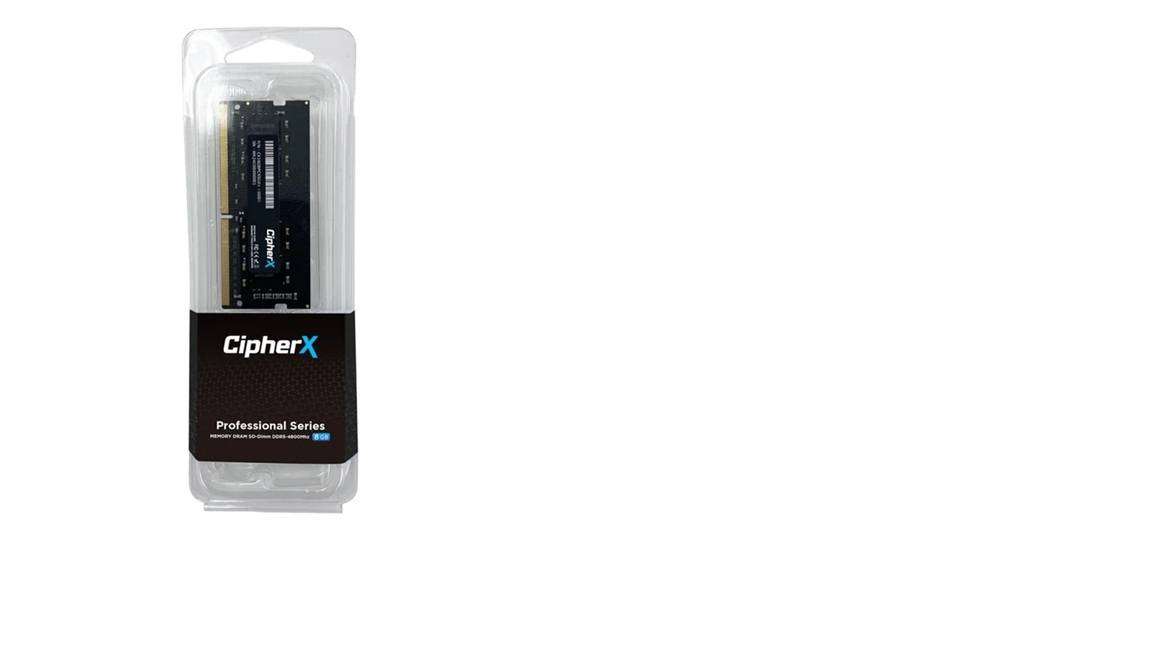 CipherX Professional Series 8GB DDR5 4800MHz SODIMM CL40 Notebook Memory Module