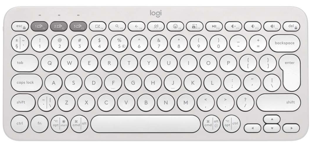 Logitech Pebble Keys 2 K380s multi-device Bluetooth keyboard- Various colors