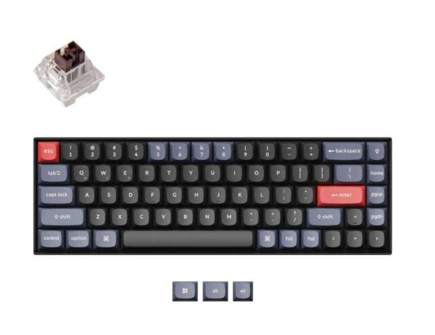 Keychron K6 Pro Wireless RGB Mechanical Keyboard- Red or Brown Switches