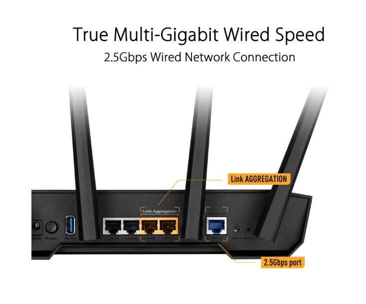 ASUS TUF Gaming AX3000 V2 AiMesh Extendable WiFi 6 Gaming Router