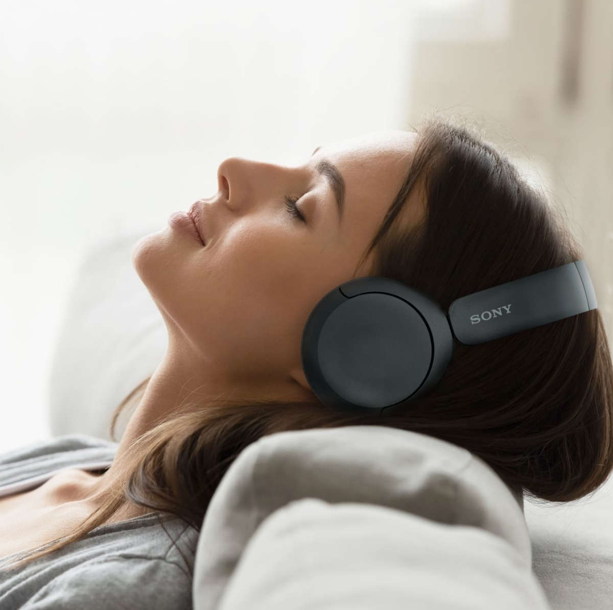 Sony WH-CH520 Wireless Bluetooth On-Ear Headphones - Black