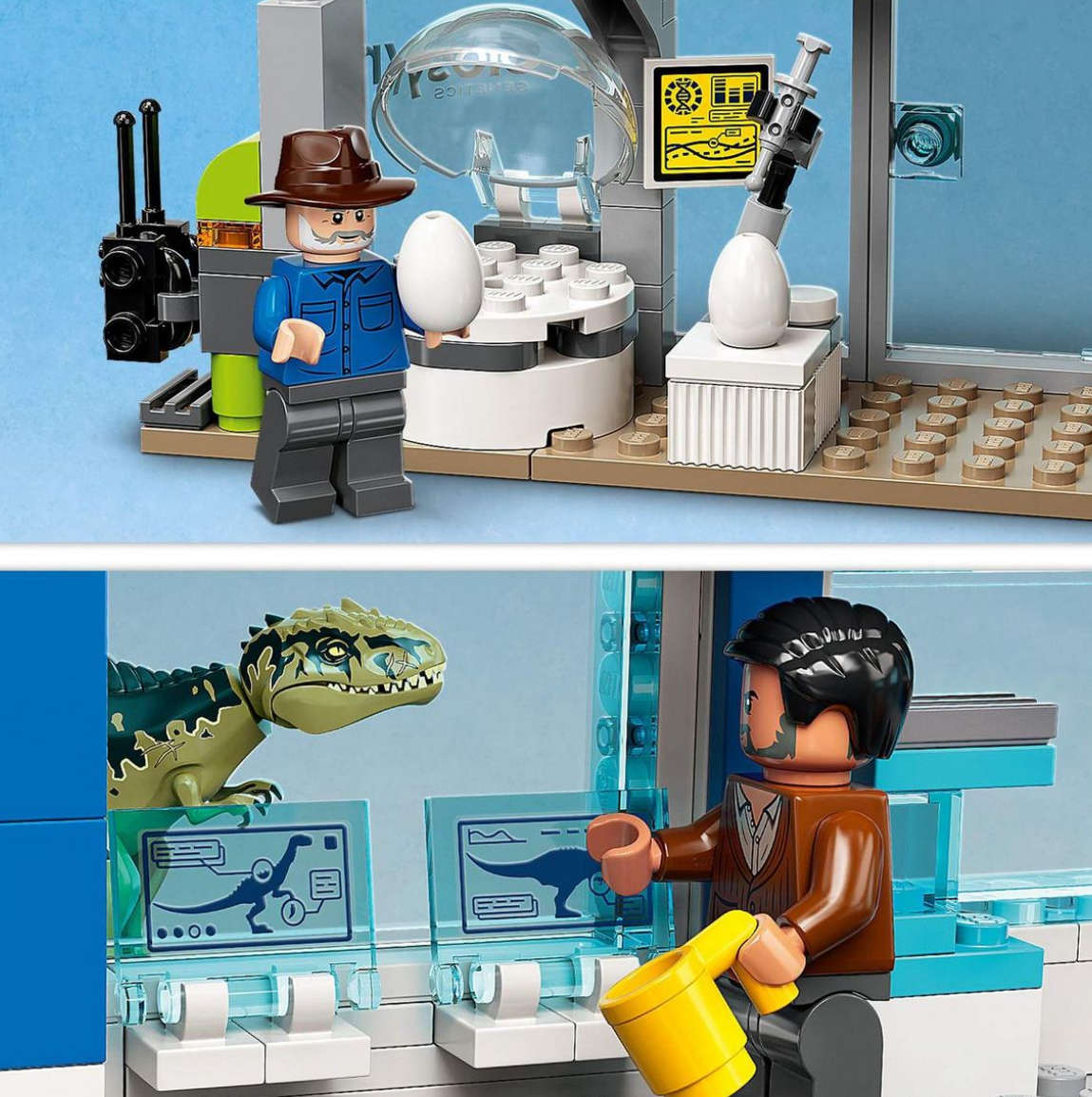 LEGO® Jurassic World Giganotosaurus & Therizinosaurus Attack 76949 Building Toy Cars (658 Pieces)