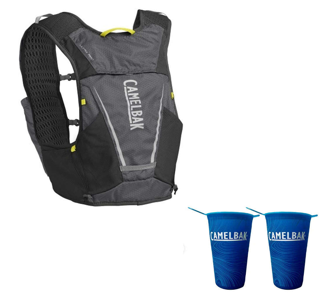 CamelBak 1L Nano Trail Running Vest with 2x Flasks and Collapsible Cups