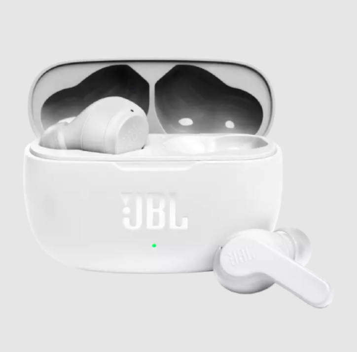 JBL Wave Buds True Wireless Bluetooth Headphones - White