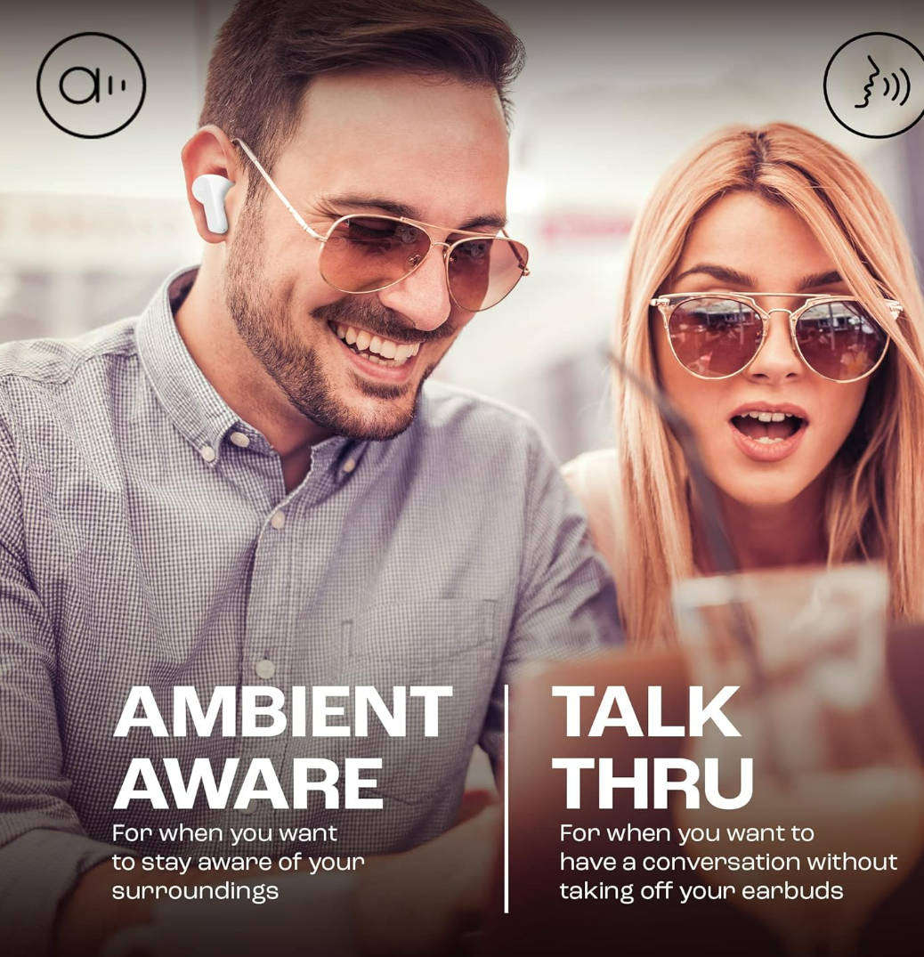 JBL Wave Buds True Wireless Bluetooth Headphones - White