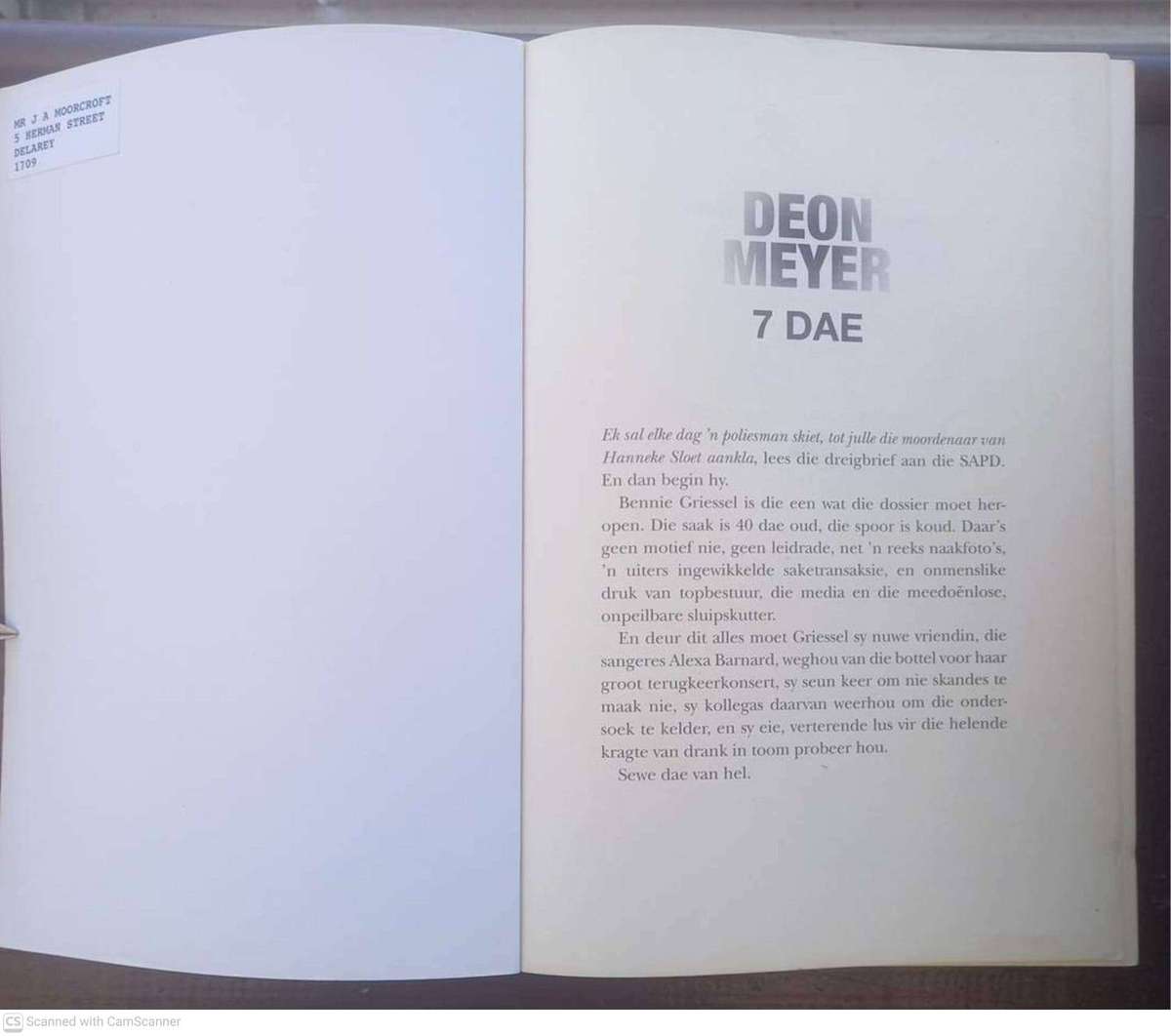 7 Dae -- Deon Meyer