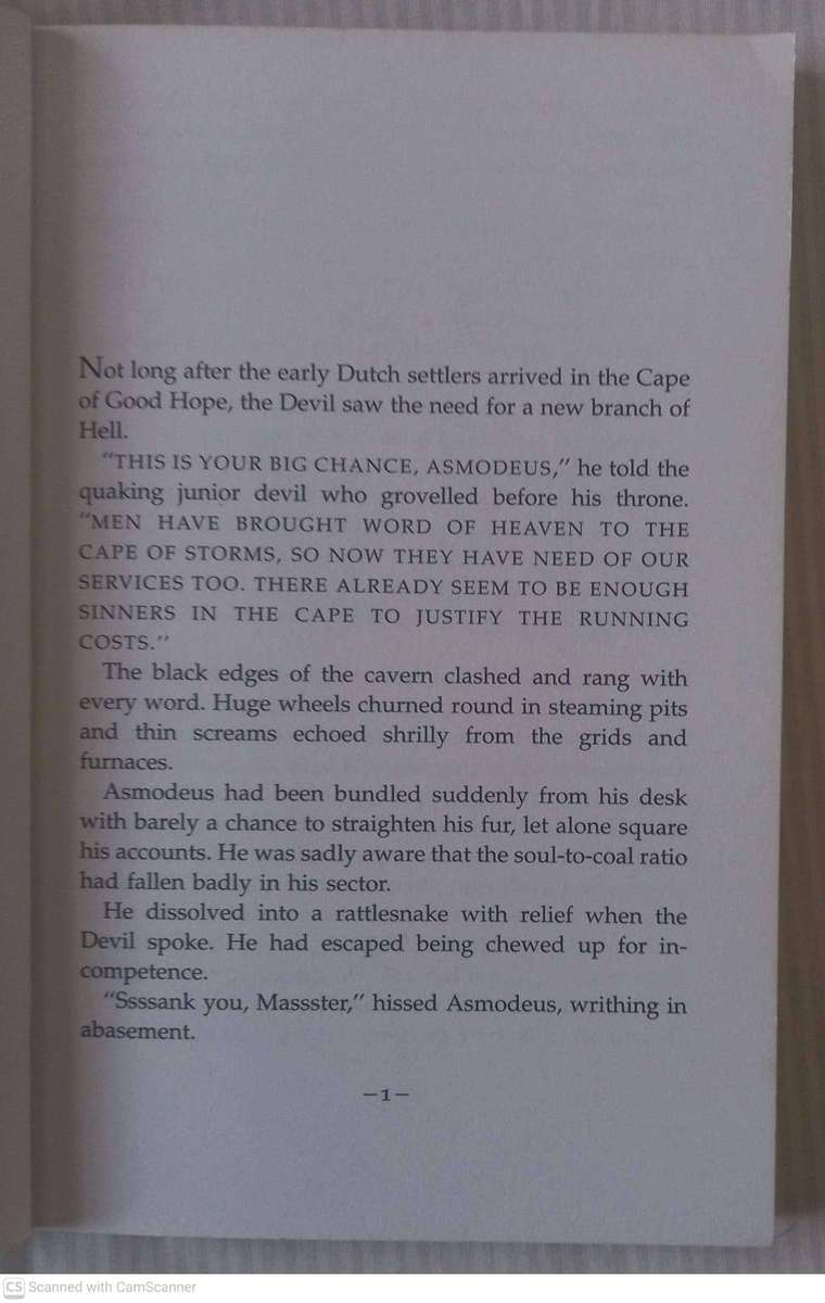 Asmodeus: A forkful of tales from Devils Peak - Alex D'Angelo