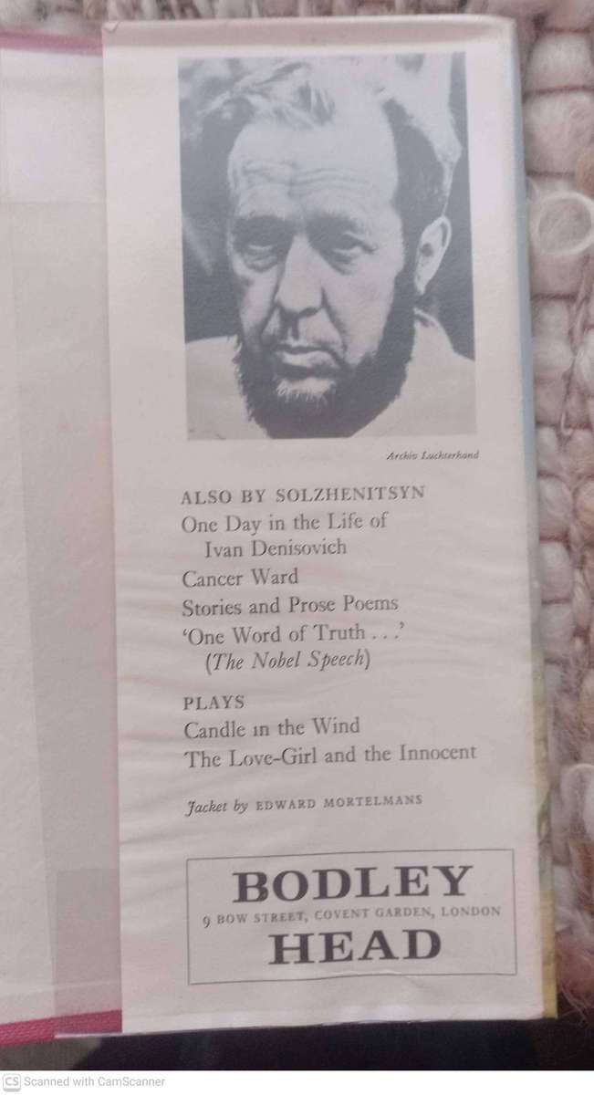 August 1914 -- Alexander Solzhenitsyn