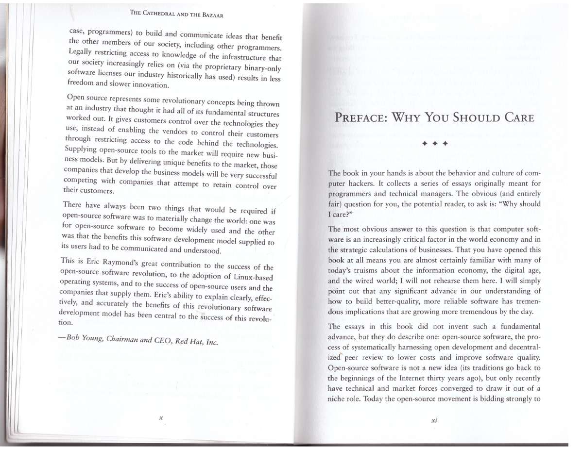The Cathedral & the Bazaar: Musings on Linux and Open Source by an Accidental Revolutionary - Eric S