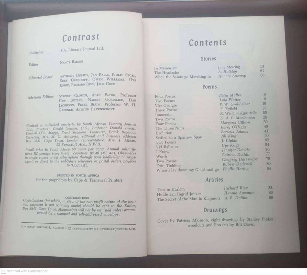 Contrast 14 - Volume 4, Number 2, November 1966