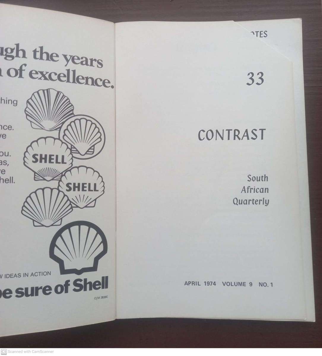 Contrast 33 - Volume 9, Number 1, April 1975