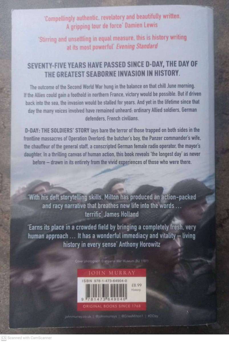 D-Day: The Soldiers' Story -- Giles Milton