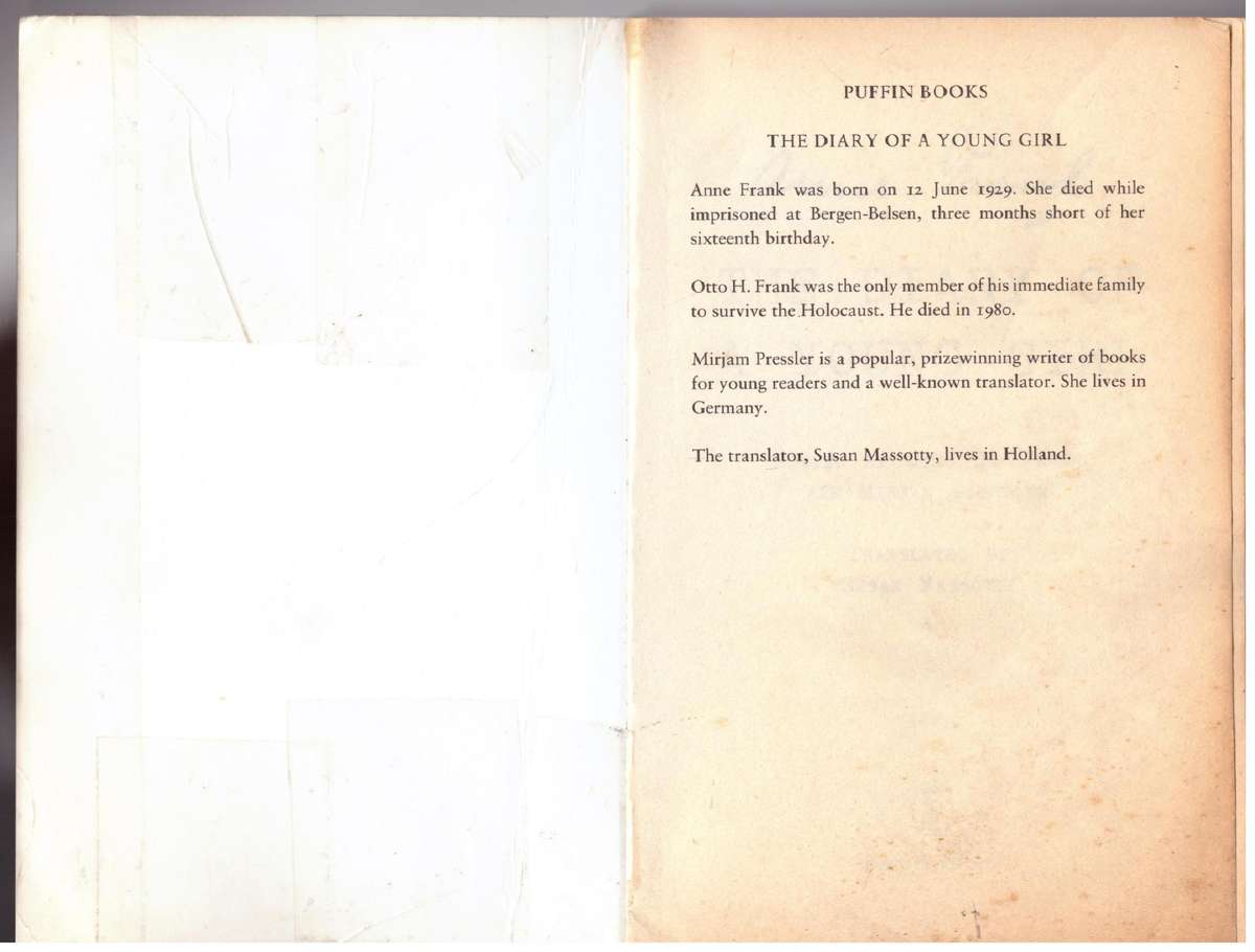 The Diary of a Young Girl - Anne Frank