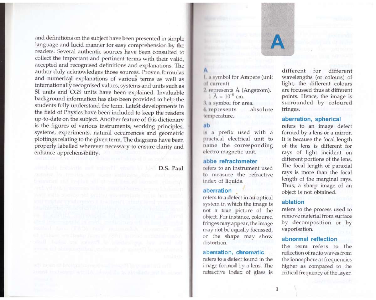 Dictionary Of Physics -- Patric Adams