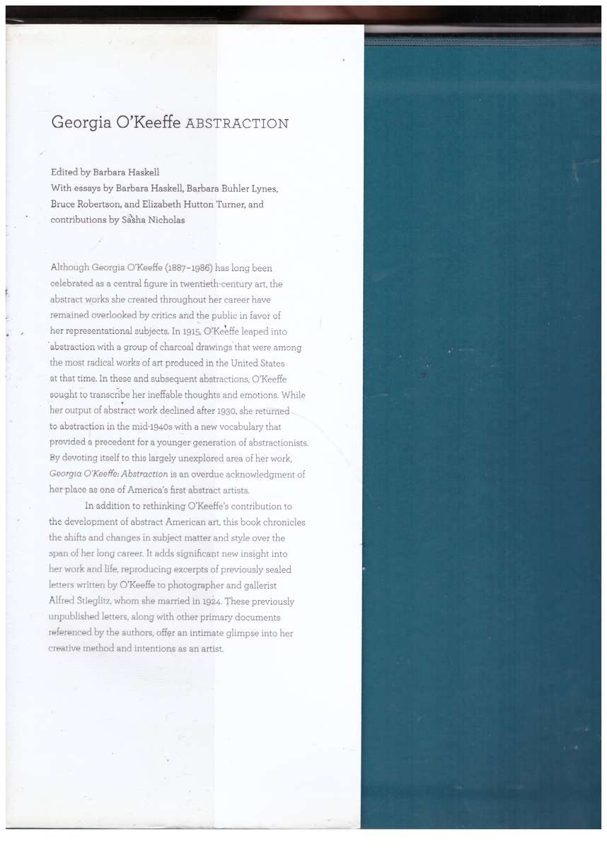 Georgia O'Keeffe: Abstraction -- Barbara Haskell (Editor)