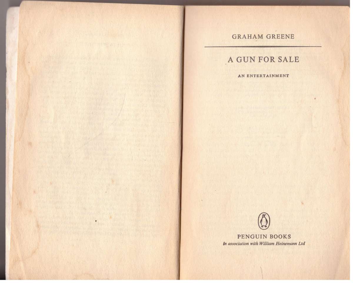 A Gun For Sale - Graham Greene